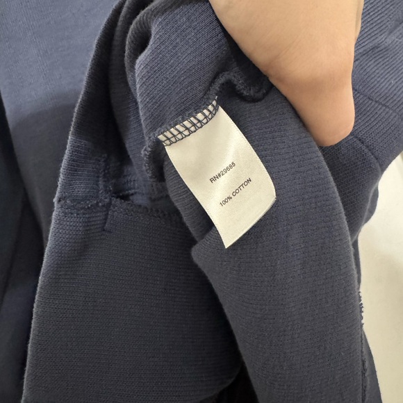 Pendleton Women's Large Navy Blue Zip-Up Hoodie 100% Cotton - Picture 6 of 7